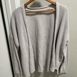 Cotton On Cardigan L Cotton Boho Coastal Grandma Open Knit
